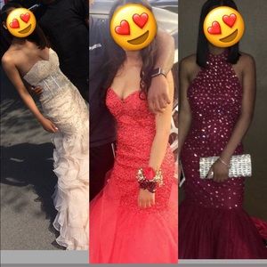 Nude Prom Dress Size 1